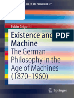 Existence and Machine - The German Philosophy in The Age of Machines (1870-1960)