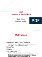 USB Universal Serial Bus: Omid Fatemi Interface Design