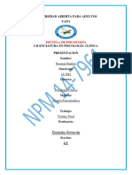 Terapia Psicoanalitica Trabajo Final