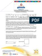 Autorización Para Verificación de Buros de Crédito y Visita Domiciliar 2018