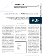 Corrosion Behavior of Welded Stainless Steel PDF