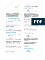 Cálculos Correspondientes DELTA ESTRELLA