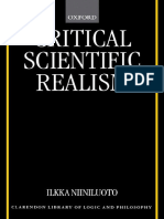 Ilkka Niiniluoto Critical Scientific Realism Clarendon Library of Logic and Philosophy-1