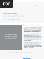 The Good Censor GOOGLE LEAK PDF