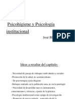 Psicohigiene y Psicologia Institucional