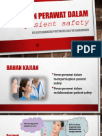 Peran Perawat Dalam Pasient Safety