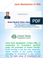 Inv. Mechanism by Islami Bank Bangladesh LTD