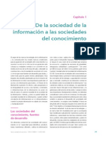 Lec 1-Hacia Las Sociedades Del Conocimeinto UNESCO