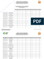 Presensi Kelas Kelas Reguler I