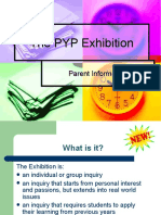 PYP Exhibition Parent Guide