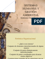 Sistemas Humanos y Gestión Ambiental