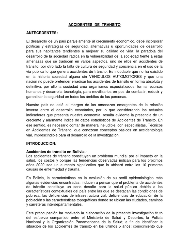 Colisión por raspado negativo en tránsito | PDF | Accidente de tráfico ...