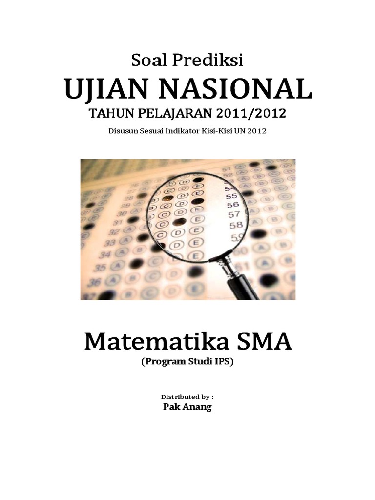 Soal Prediksi Matematika Sma Ips