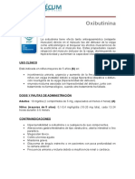 Oxibutinina para tratar la vejiga hiperactiva