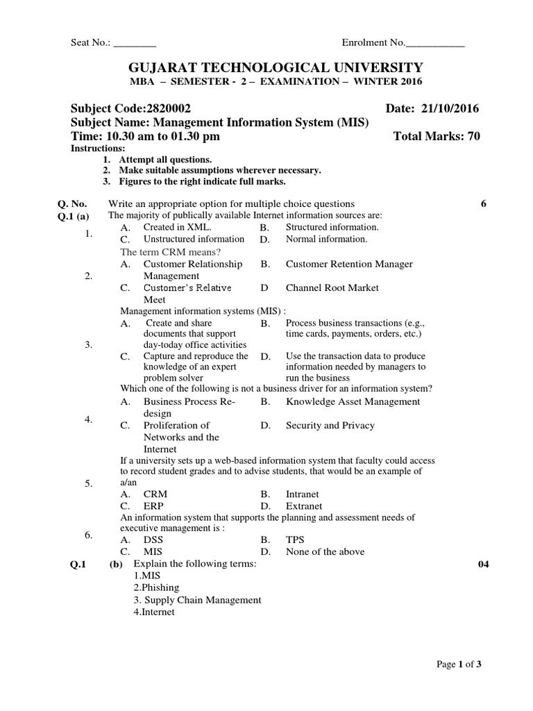 MANAGEMENT INFORMATION SYSTEM pdf Management Information System 