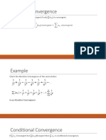 Absolute Convergence: A series σ 𝑎 said to be convergent if only σ - 𝑎 - is convergent