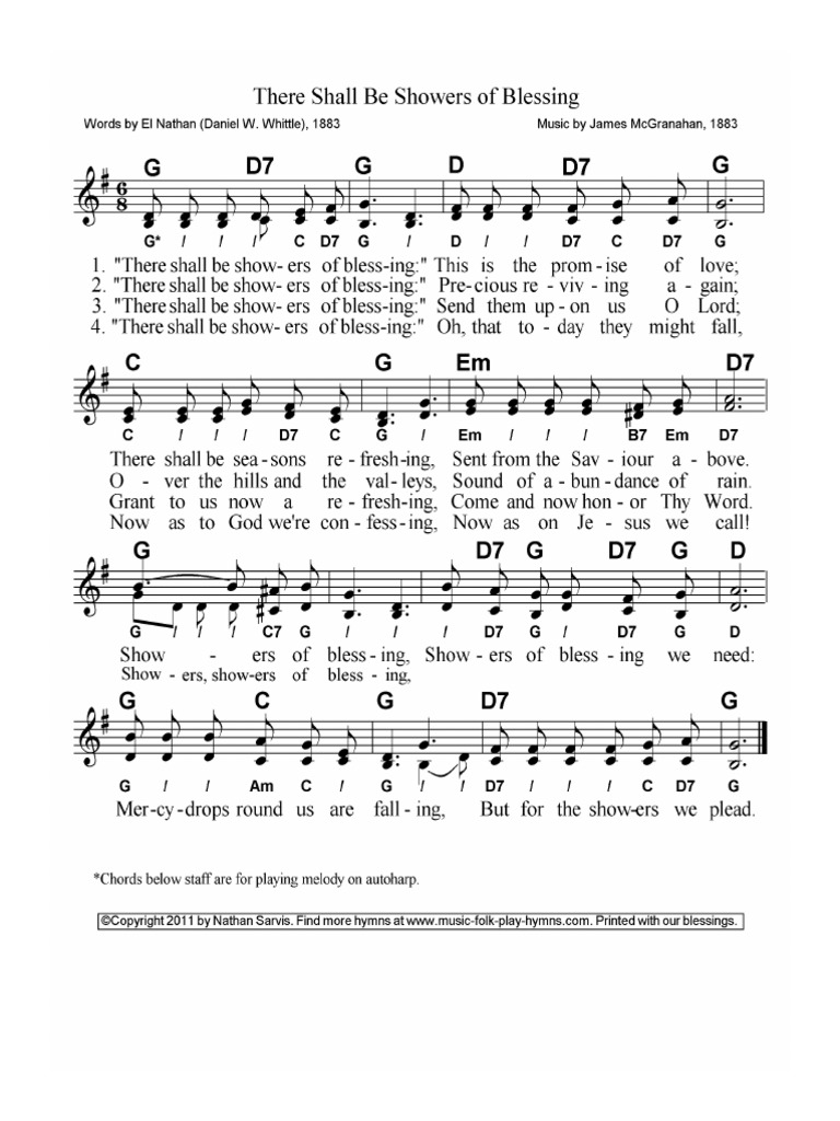 There Shall Be Showers of Blessing PDF