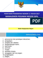 Materi Sosialisasi Manajemen PNS Sesuai PP 11 Tahun 2017