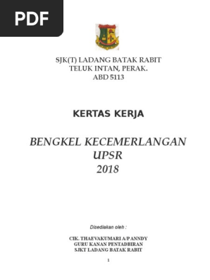 Bengkel Upsr Pdf