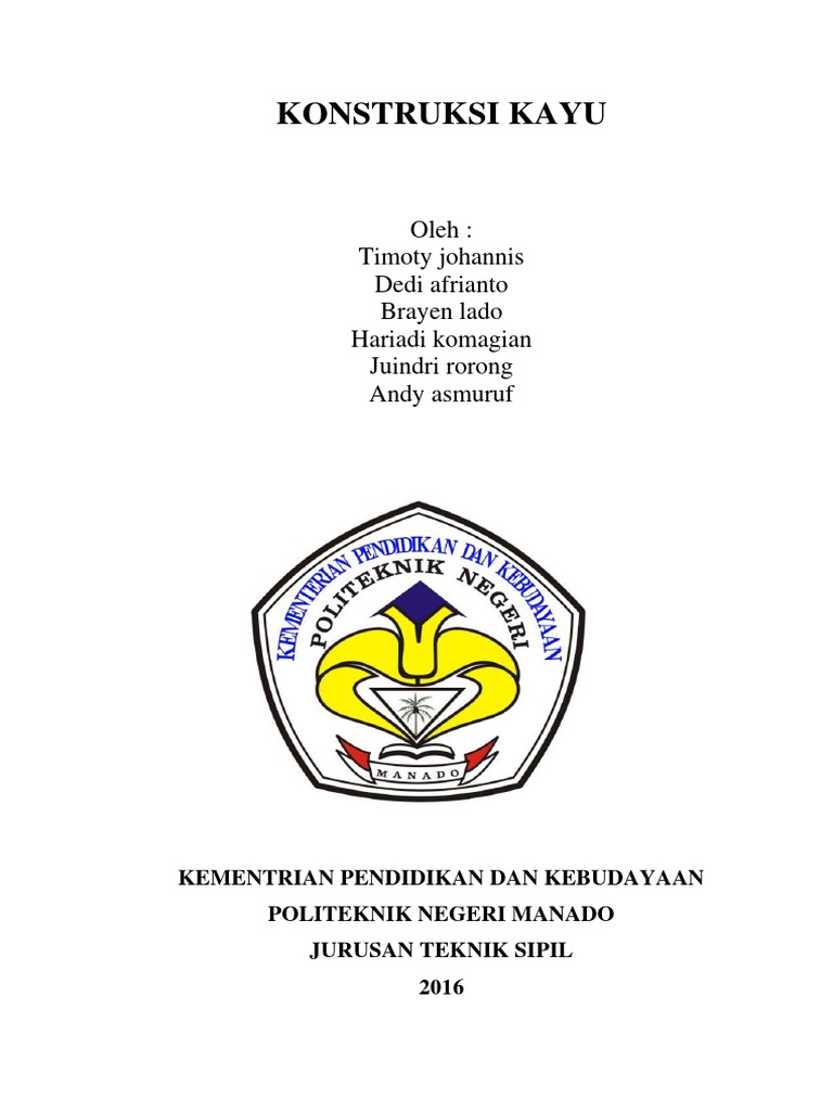 Makalah Struktur Kayu Teknik Sipil - Berbagi Struktur