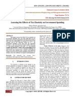 Assessing the Effects of Tax Elasticity on Government Spending