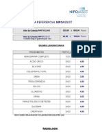 Tabela Referencial NIPOASSIST Saúde