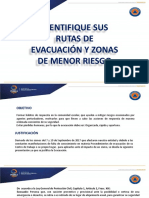 Identifique Sus Rutas de Evacuación y Zonas de Menor Riesgo