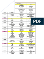 Time Table Fall 2010