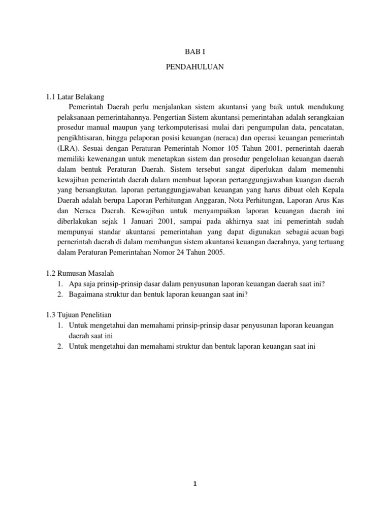 Pembaharuan Dalam Sistem Akuntansi Keuangan Pemerintah Daerah