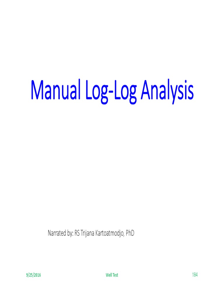 Manual Log Log Analysis: Narrated By: Rs Trijana Kartoatmodjo, PHD ...