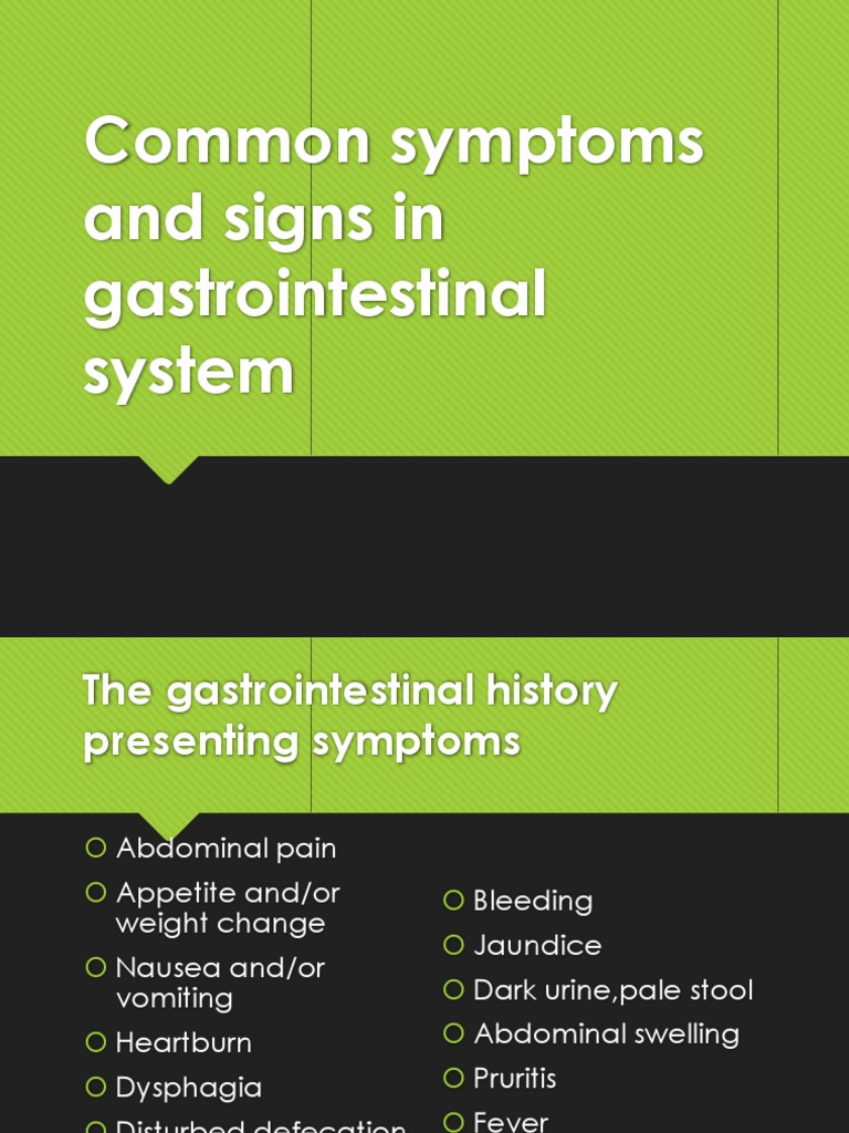 Gastrointestinal Symptoms and Diagnosis | PDF | Abdomen | Constipation