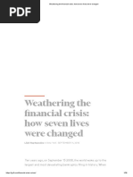 FT - 10 Years After Lehman - Weathering The Financial Crisis - How Seven Lives Were Changed