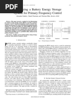 Optimizing A Battery Energy Storage System For Primary Frequency Control