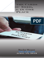 Rocky Mount Business Card Directory RDIR