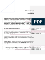 Los Tiempos Verbales EJERCICIO Picon Salas