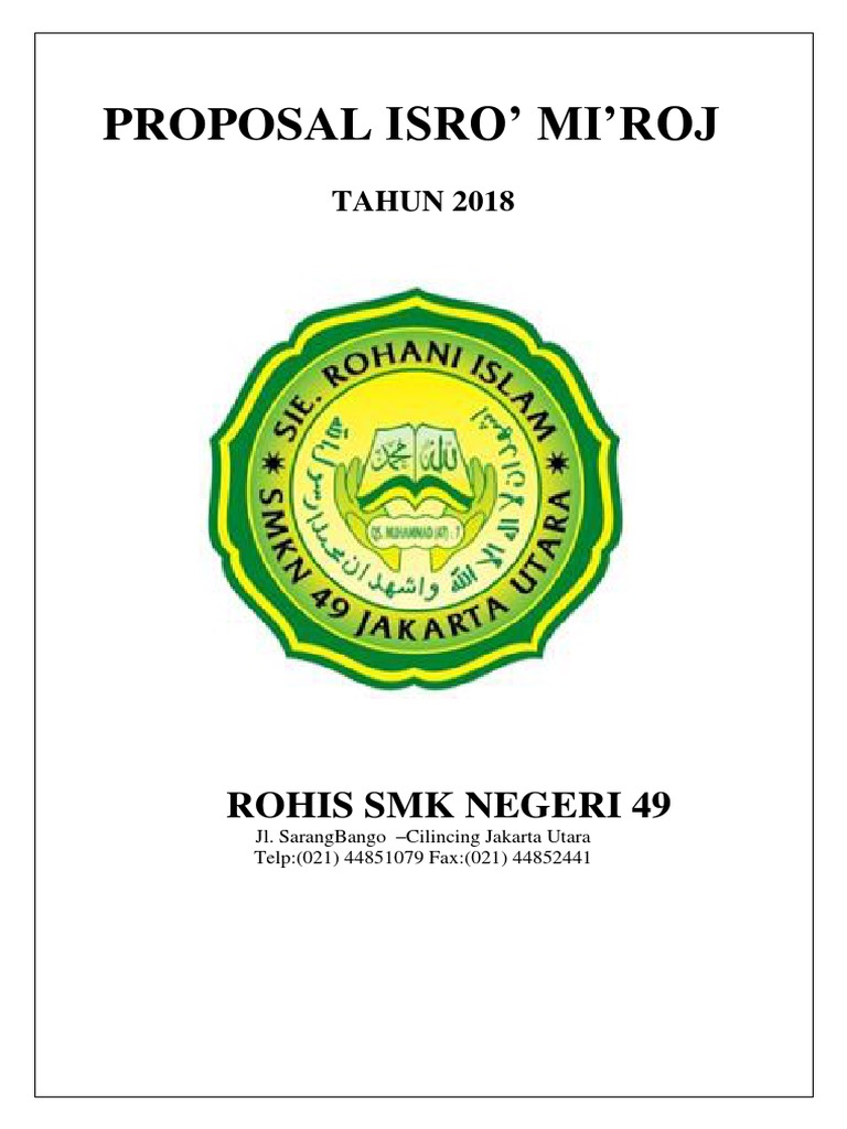 Proposal Isra Miraj