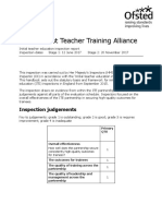 London East Teacher Training Alliance: Inspection Judgements