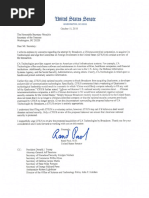 Sen. Rand Paul Letter to Treasury Secretary Mnuchin on Broadcom