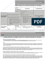 Handout 3 - Characteristics of Armed Conflicts Other Situations of Violence