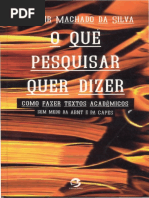 SILVA,Juremir Machado Da – O Que Pesquisar Quer Dizer 1-3