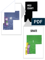 Colorado House and Senate districts in Weld County