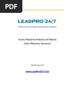 Download Online Survey Analytics and Analysis Reports in LeadPro247 Survey Builder tool by Survey Builder SN39067359 doc pdf