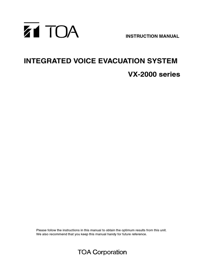 Vx 00 Manual En Pdf Microphone Amplifier