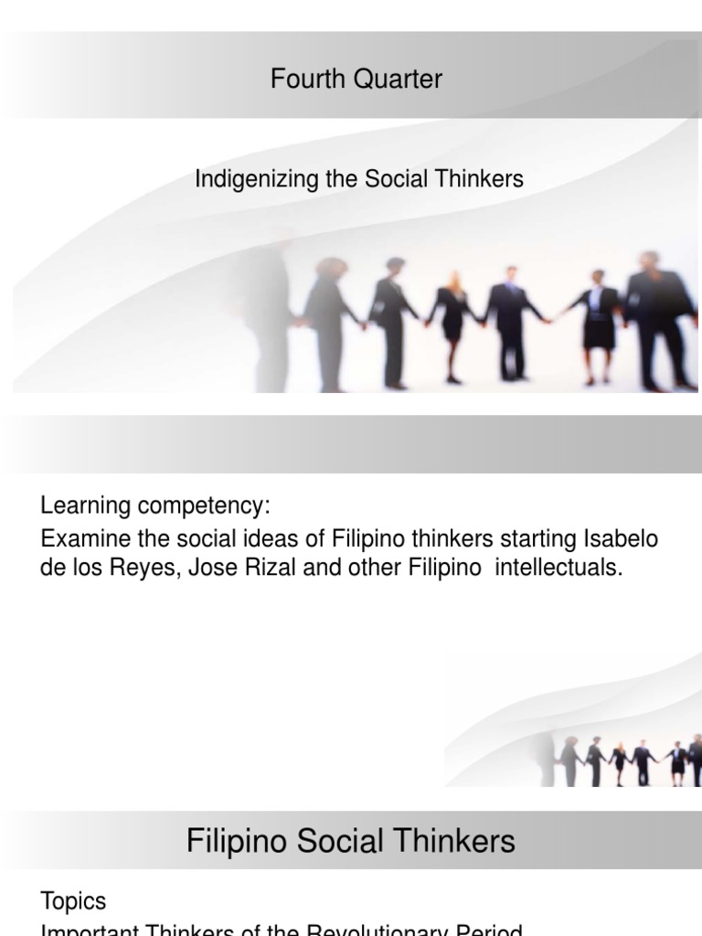 Filipino Social Thinkers