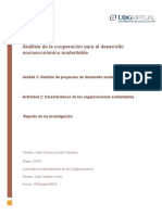 caracteristicas de las organizaciones sustentables