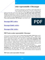 Teatro Escolar Representable 1 PDF