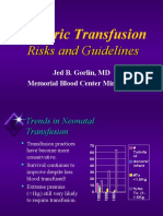 Pediatric Transfusion-Risks and Guidelines - Cairo 9-01