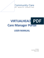 Virtualhealth Care Manager Portal: User Manual