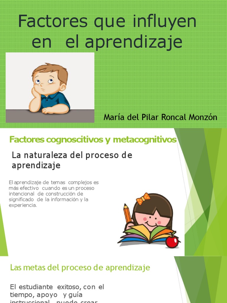 Factores Que Influyen El Aprendizaje Motivación Autosuperación Prueba gratuita de 30 días