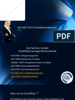 ISO 9001:2015 Qualitätsmanagement